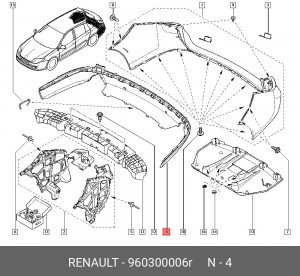 Деталь 960300006R RENAULT