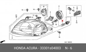 Деталь 33301S04003 HONDA
