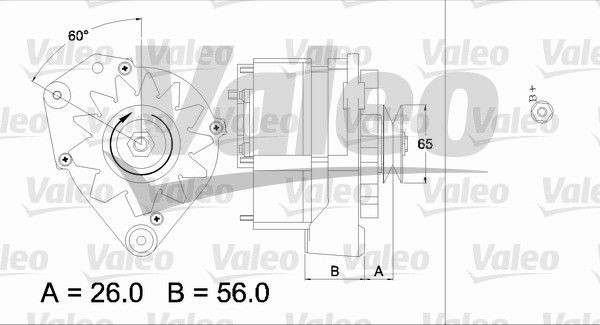Генератор 436576 VALEO PHC