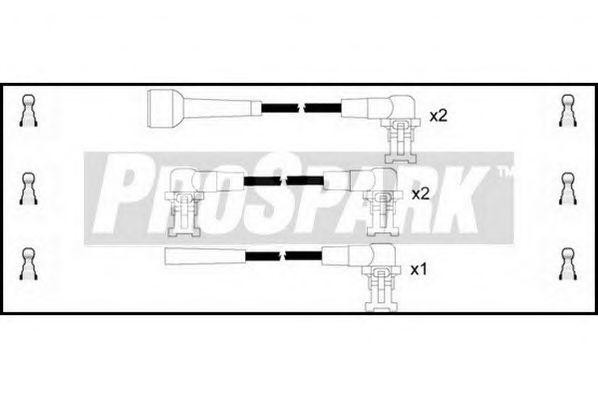 Ккомплект проводов зажигания OES181 STANDARD
