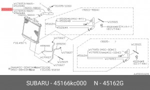 Деталь 45166KC000 SUBARU