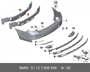 Деталь 51 12 7 898 898 BMW