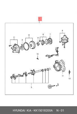 Деталь KK15018200A HYUNDAI KIA
