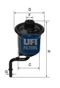 Воздушный фильтр 30.895.00 UFI