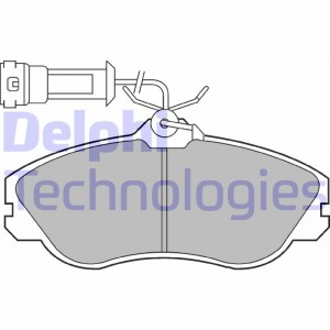 Комплект тормозных колодок, диско LP579 DELPHI
