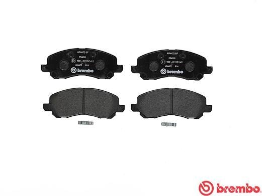 Комплект тормозных колодок, диско P54030 BREMBO