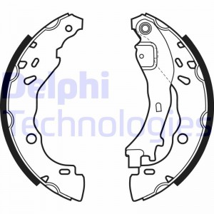 Комплект тормозных колодок LS1975 DELPHI