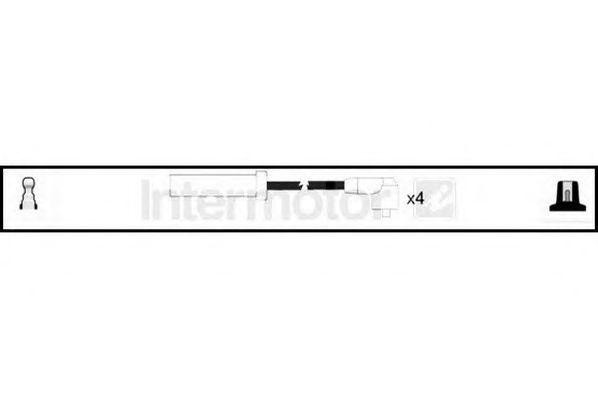 Ккомплект проводов зажигания 73899 STANDARD