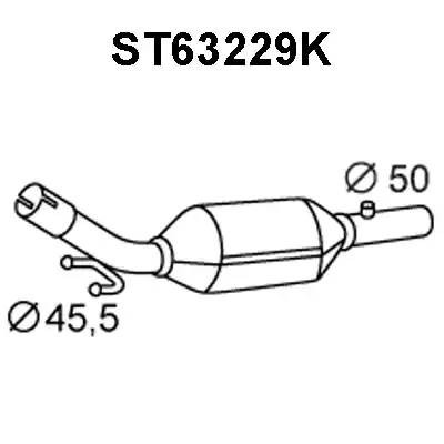 Катализатор ST63229K VENEPORTE