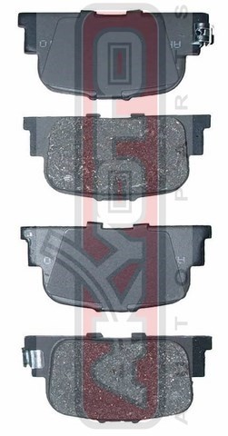 Колодки тормозные дисковые AKD-0510 AKYOTO