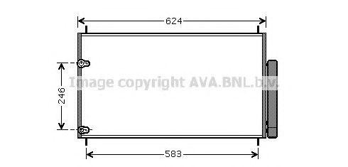 Радиатор кондиционера TOA5405 AVA