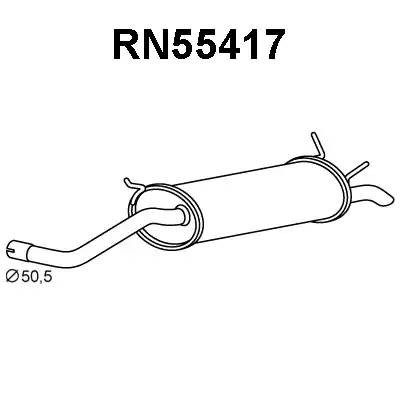 Глушитель выхлопных газов конечный RN55417 VENEPORTE