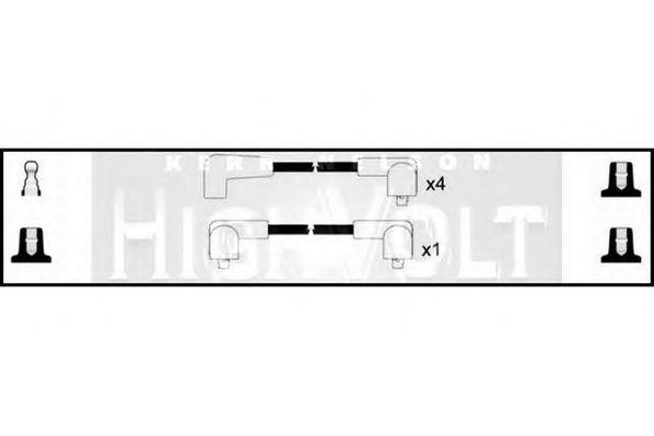 Ккомплект проводов зажигания OEF053 STANDARD