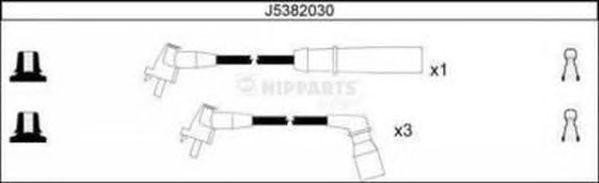 Ккомплект проводов зажигания J5382030 H B JAKOPARTS NIPPARTS