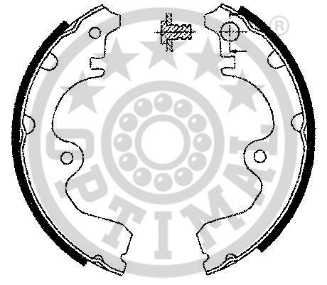 Комплект тормозных колодок BB3341 OPTIMAL