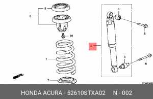 Деталь 52610STXA02 HONDA