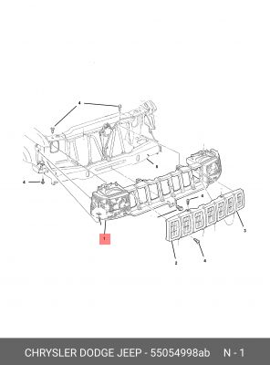 Деталь 55054 998AB CHRYSLER