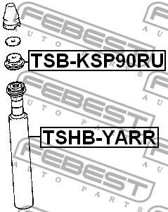 Пыльник амортизатора подвески TSHB-YARR FEBEST