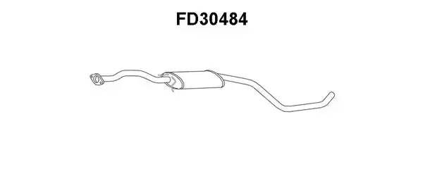 Предглушитель выхлопных газов FD30484 VENEPORTE