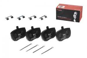 Комплект тормозных колодок, диско PA6001 BREMBO