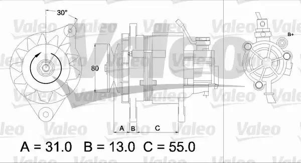Генератор 437148 VALEO PHC