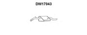 Глушитель выхлопных газов конечный DW17043 VENEPORTE