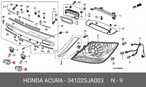 Деталь 34102SJA003 HONDA