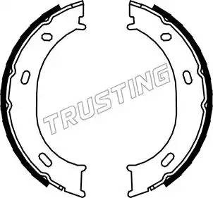 Комплект тормозных колодок, стояночная тормозная система 052.126 TRUSTING