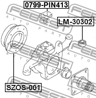Подшипник LM-30302 FEBEST