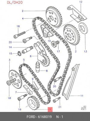 Деталь 6 168 019 FORD