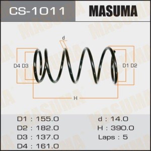 Пружина подвески CS-1011 MASUMA