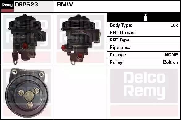 Гидравлический насос, рулевое управление DSP623 DELCO REMY