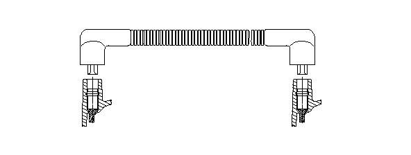 Провод зажигания 820J83 BREMI