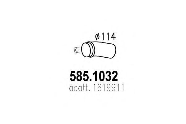 Выпускной трубопровод 5851032 ASSO