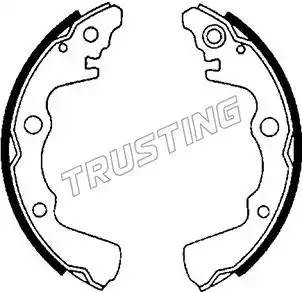 Комплект тормозных колодок 110.325 TRUSTING