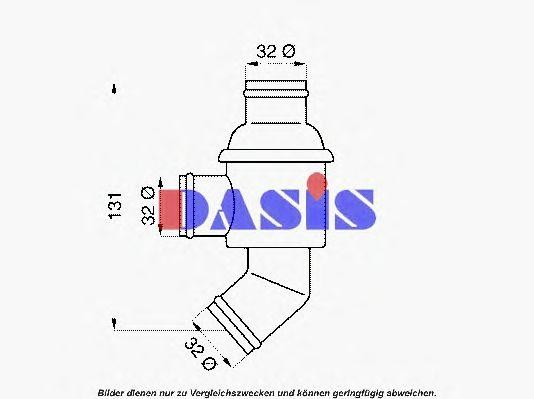 Термостат, охлаждающая жидкость 751833N AKS DASIS