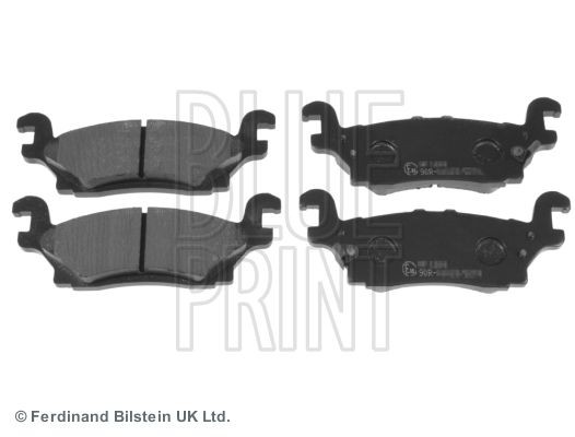 Комплект тормозных колодок, диско ADA104222 BLUE PRINT