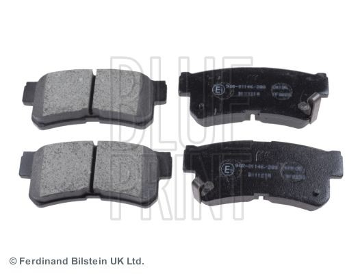 Комплект тормозных колодок, диско ADG04250 BLUE PRINT