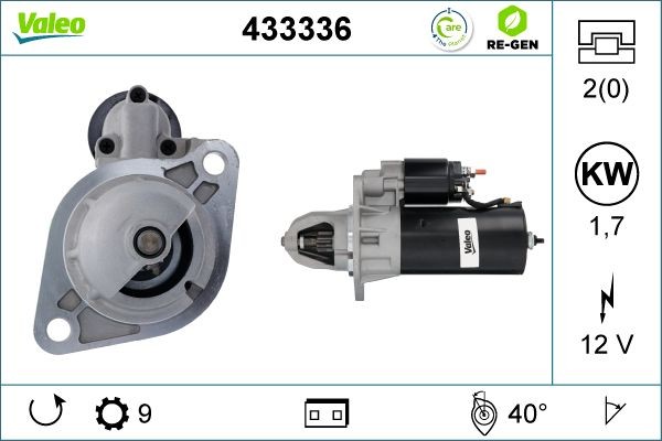 Стартер 433336 VALEO PHC