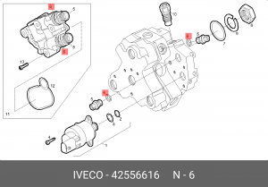 Прокладка 42556616 IVECO