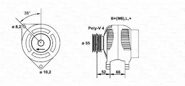 Генератор 943355020010 MAGNETI MARELLI