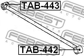 Рычаг подвески TAB-443 FEBEST