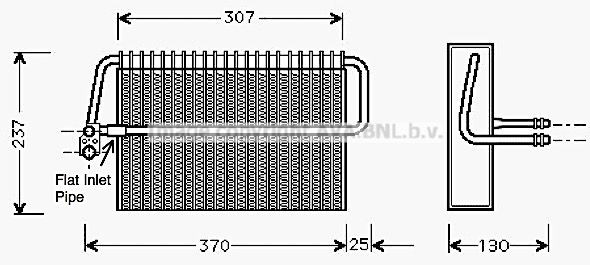 Испаритель кондиционера MSV272 AVA