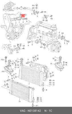 Уплотняющее кольцо N 013 814 2 PORSCHE
