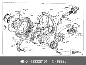 Деталь 988328101 HINO