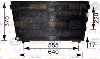 Конденсатор, кондиционер 8FC 351 036-611 HELLA