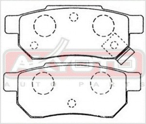 Колодки тормозные дисковые AKD-8206 AKYOTO