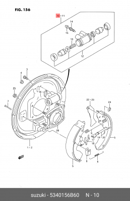 Колесный тормозной цилиндр 53401-56B60 SUZUKI