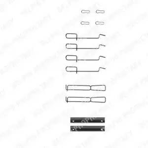 Комплектующие, колодки дискового тормоза LX0262 DELPHI