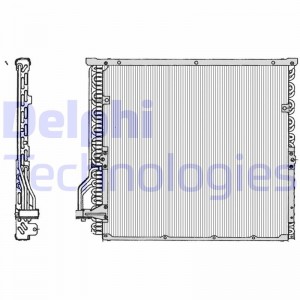 Конденсатор, кондиционер TSP0225014 DELPHI